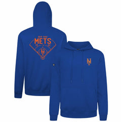 New York Mets Levelwear Podium Primary Pullover Hoodie Sale