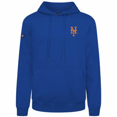 New York Mets Levelwear Podium Primary Pullover Hoodie Sale