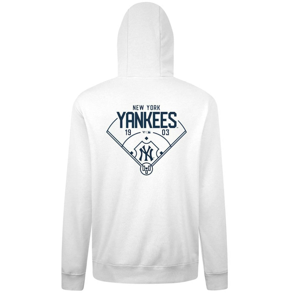 New York Yankees Levelwear Podium Primary Pullover Hoodie Outlet