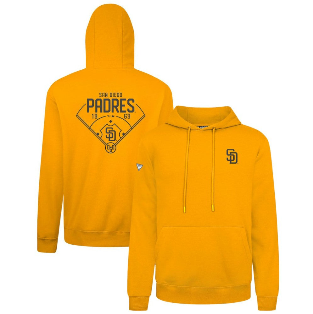 San Diego Padres Levelwear Podium Primary Pullover Hoodie Discount