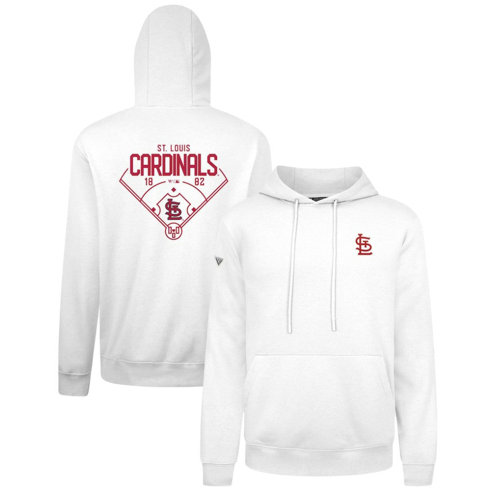 St. Louis Cardinals Levelwear Podium Primary Pullover Hoodie Sale