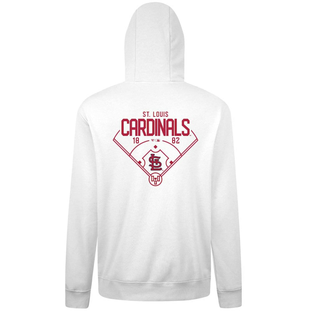 St. Louis Cardinals Levelwear Podium Primary Pullover Hoodie Sale