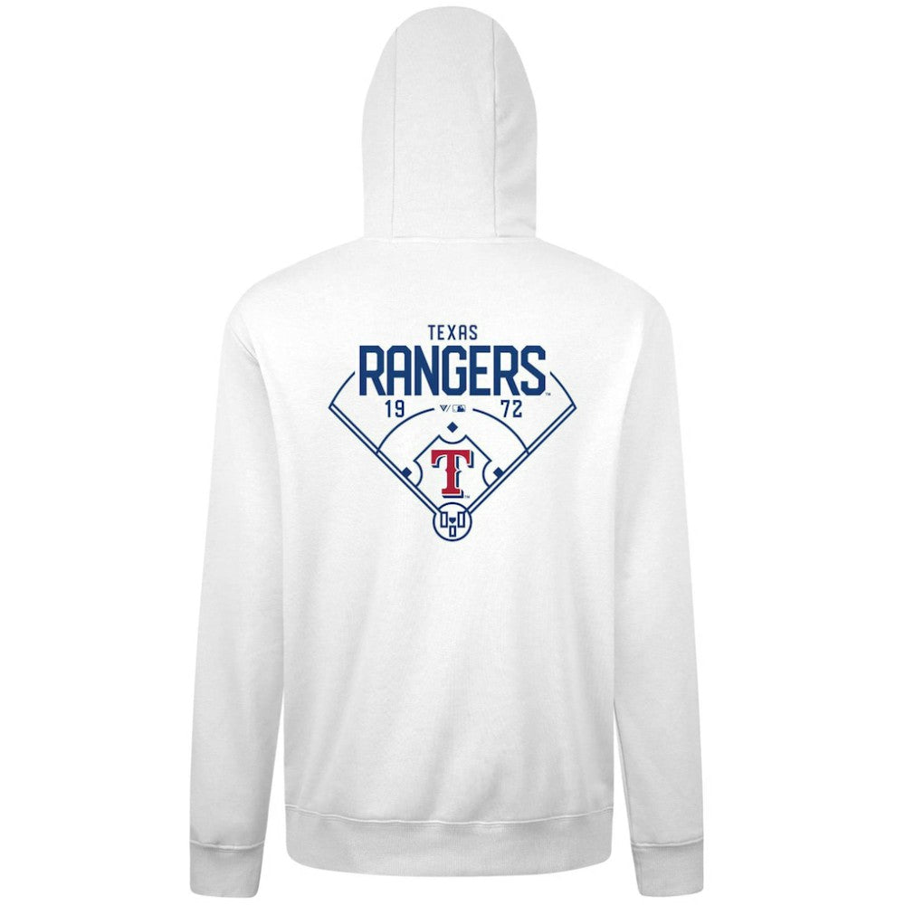Texas Rangers Levelwear Podium Primary Pullover Hoodie Discount