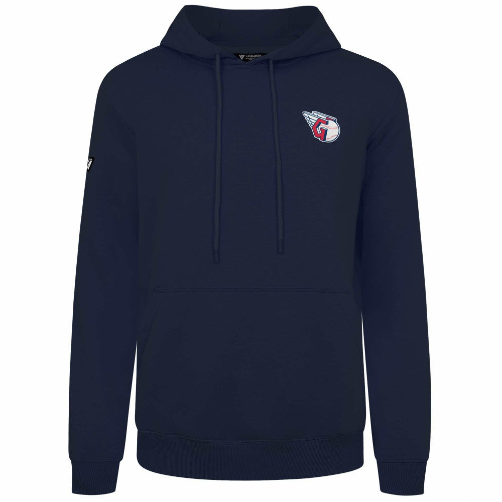 Cleveland Guardians Levelwear Podium Primary Pullover Hoodie Outlet