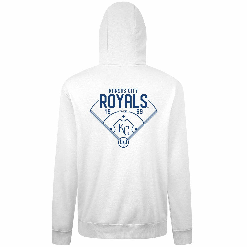 Kansas City Royals Levelwear Podium Primary Pullover Hoodie Near Me