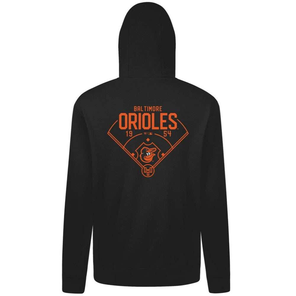 Baltimore Orioles Levelwear Podium Primary Pullover Hoodie Near Me