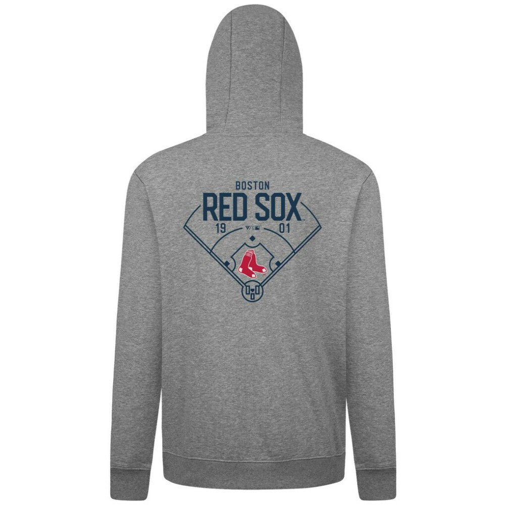 Boston Red Sox Levelwear Podium Primary Pullover Hoodie Outlet