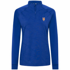 New York Mets Levelwear Women's Amethyst Insignia 2.0 Quarter-Zip Jacket Sale