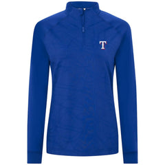 Texas Rangers Levelwear Women's Amethyst Insignia 2.0 Quarter-Zip Jacket Online