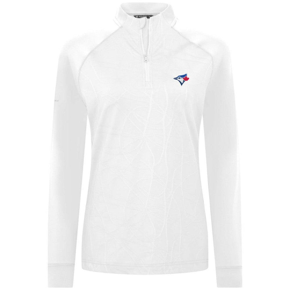 Toronto Blue Jays Levelwear Women's Amethyst Insignia 2.0 Quarter-Zip Jacket Sale