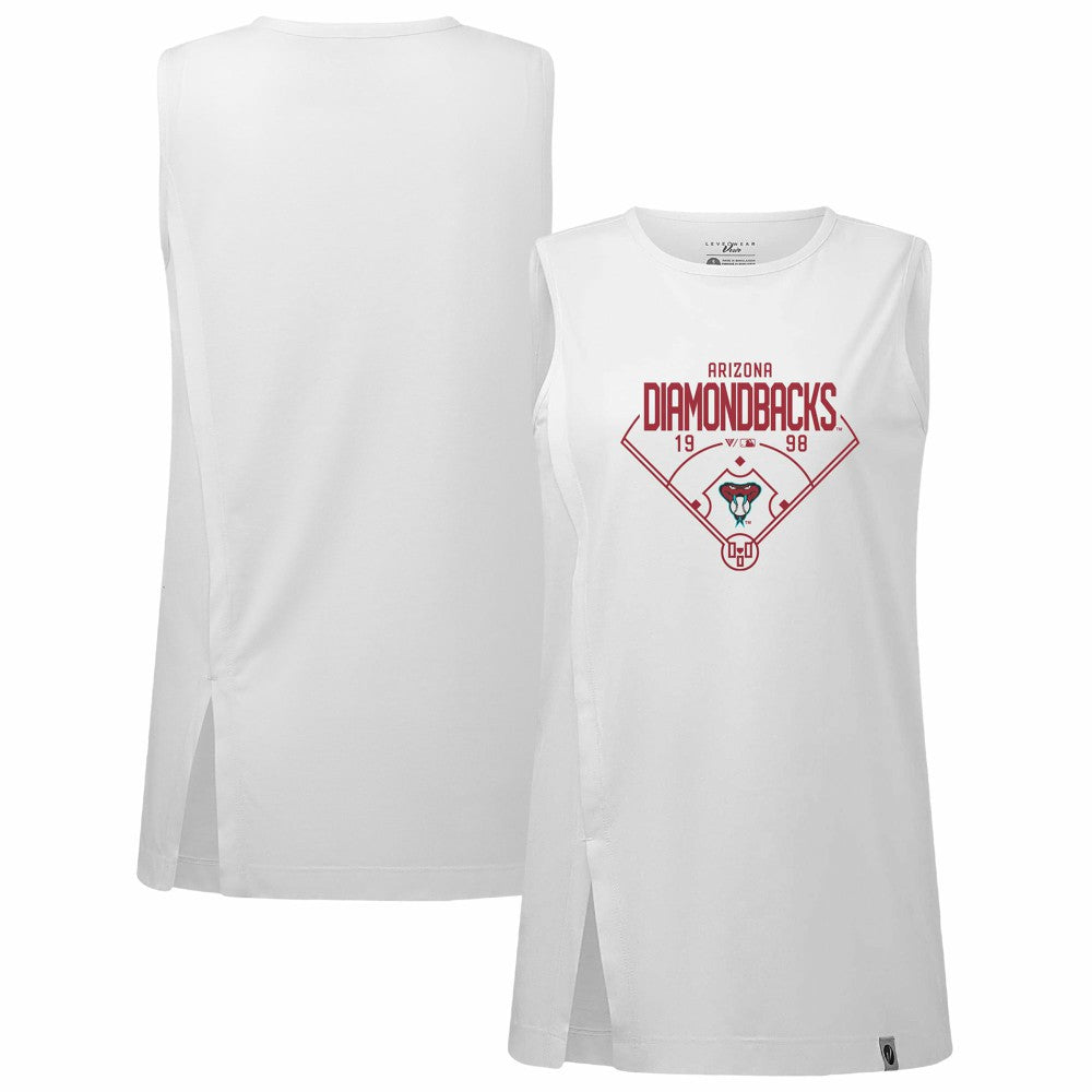 Arizona Diamondbacks Levelwear Women's Influx Home Field Tank Top Discount