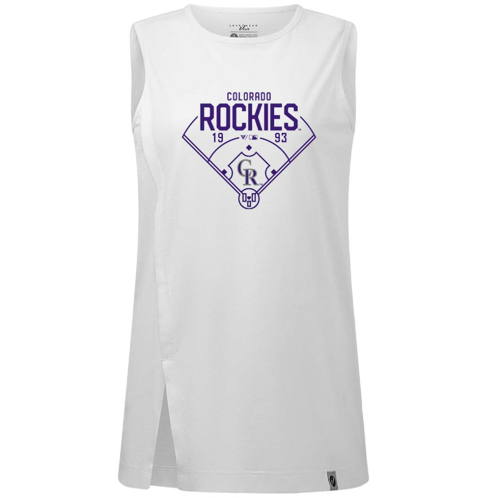 Colorado Rockies Levelwear Women's Influx Home Field Tank Top for sale