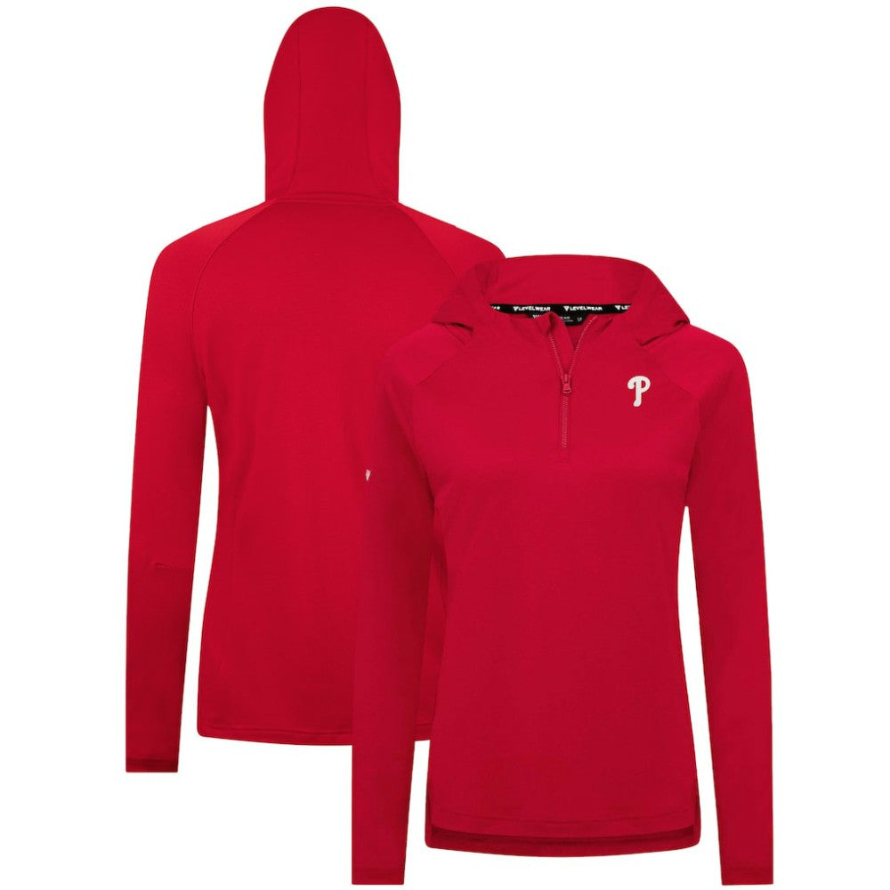 Philadelphia Phillies Levelwear Women's Raven Insignia 2.0 Quarter-Zip Jacket Discount