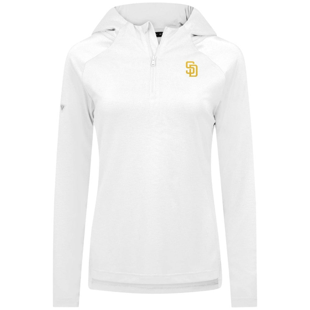 San Diego Padres Levelwear Women's Raven Insignia 2.0 Quarter-Zip Jacket for sale