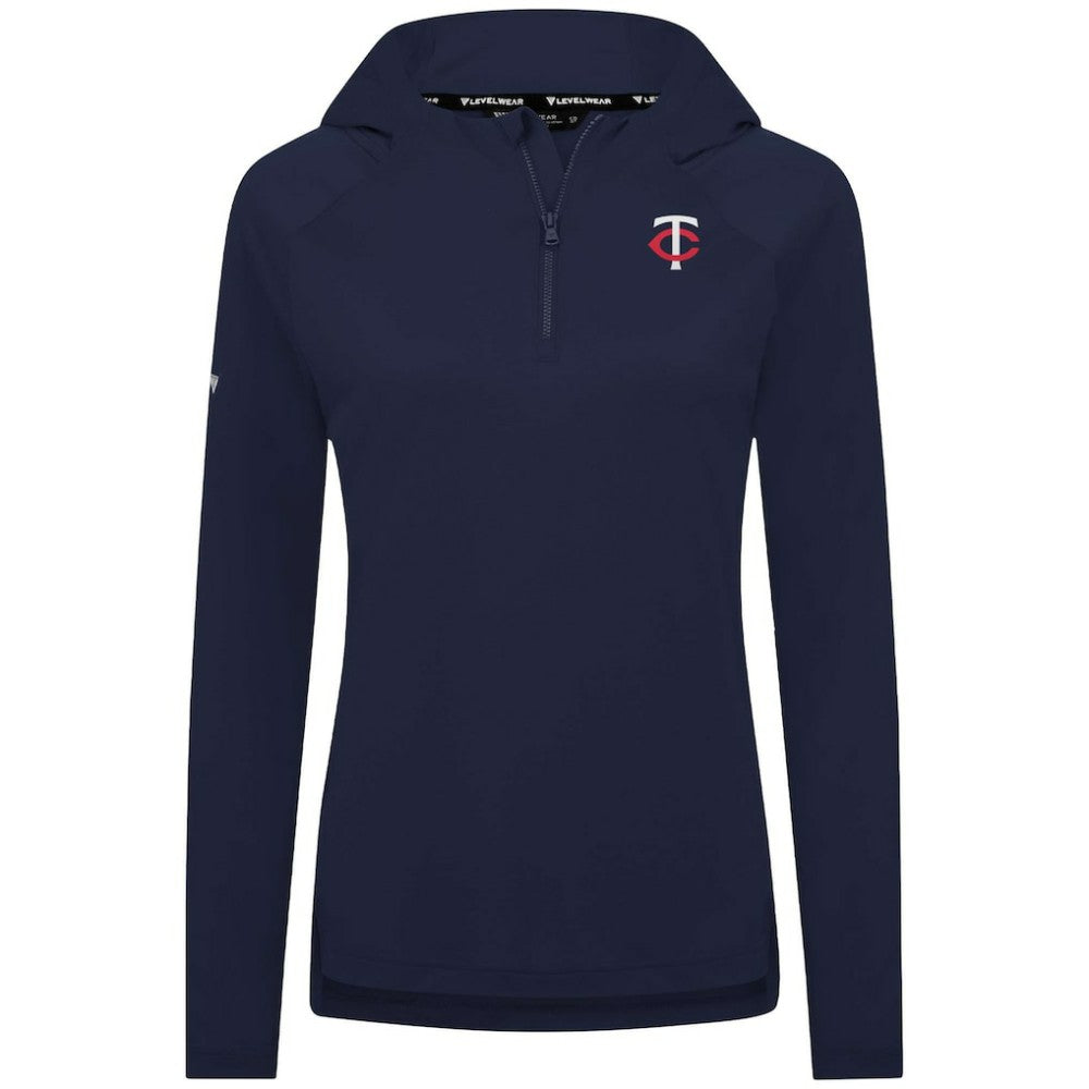 Minnesota Twins Levelwear Women's Raven Insignia 2.0 Quarter-Zip Jacket Sale