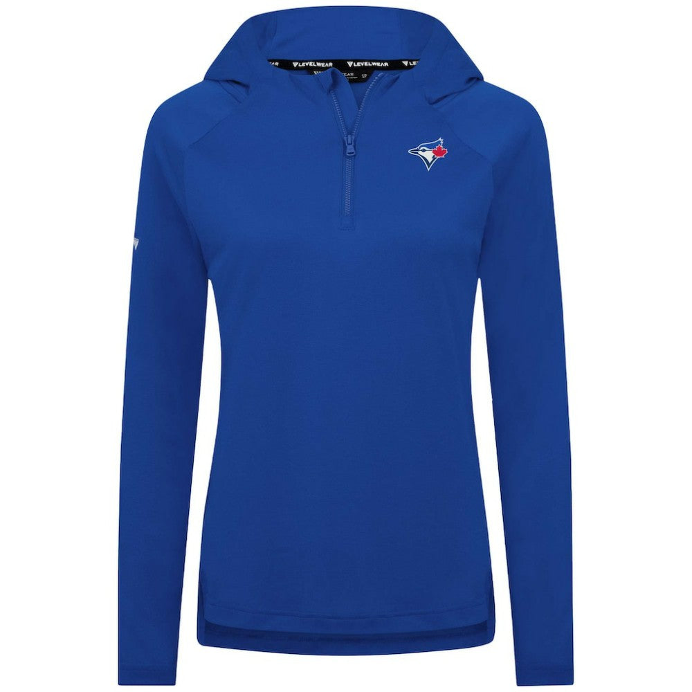 Toronto Blue Jays Levelwear Women's Raven Insignia 2.0 Quarter-Zip Jacket Sale
