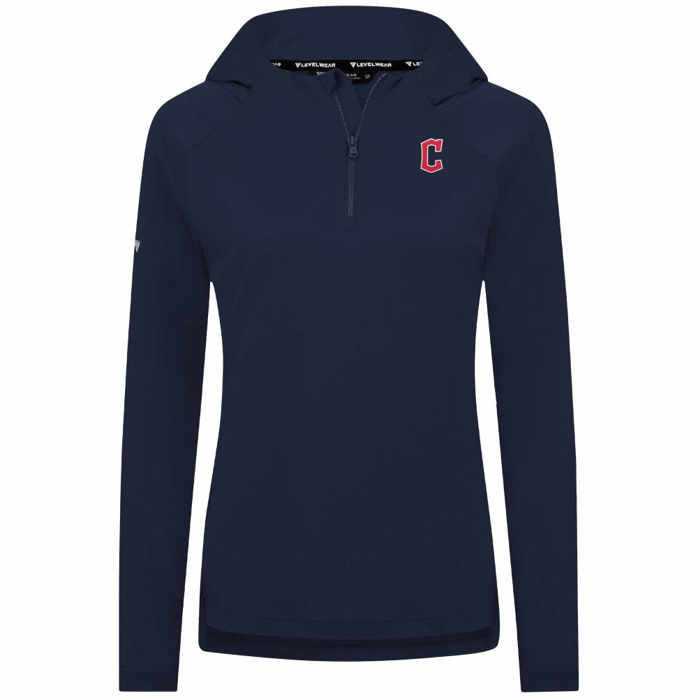 Cleveland Guardians Levelwear Women's Raven Insignia 2.0 Quarter-Zip Jacket for sale