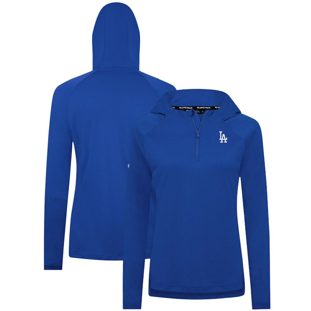Los Angeles Dodgers Levelwear Women's Raven Insignia 2.0 Quarter-Zip Jacket for sale