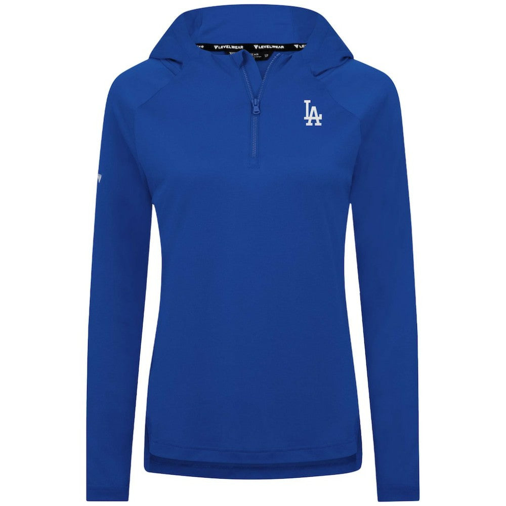 Los Angeles Dodgers Levelwear Women's Raven Insignia 2.0 Quarter-Zip Jacket for sale