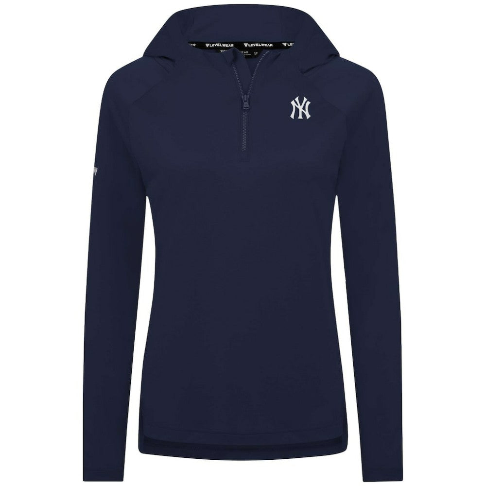 New York Yankees Levelwear Women's Raven Insignia 2.0 Quarter-Zip Jacket Near Me