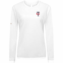 Minnesota Twins Levelwear Women's Sequoia Primary Logo Long Sleeve T-Shirt Discount
