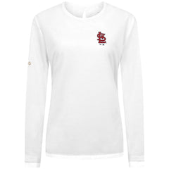St. Louis Cardinals Levelwear Women's Sequoia Primary Logo Long Sleeve T-Shirt Online