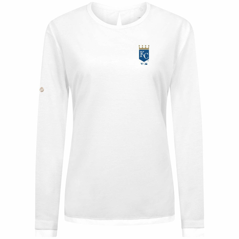 Kansas City Royals Levelwear Women's Sequoia Primary Logo Long Sleeve T-Shirt Online