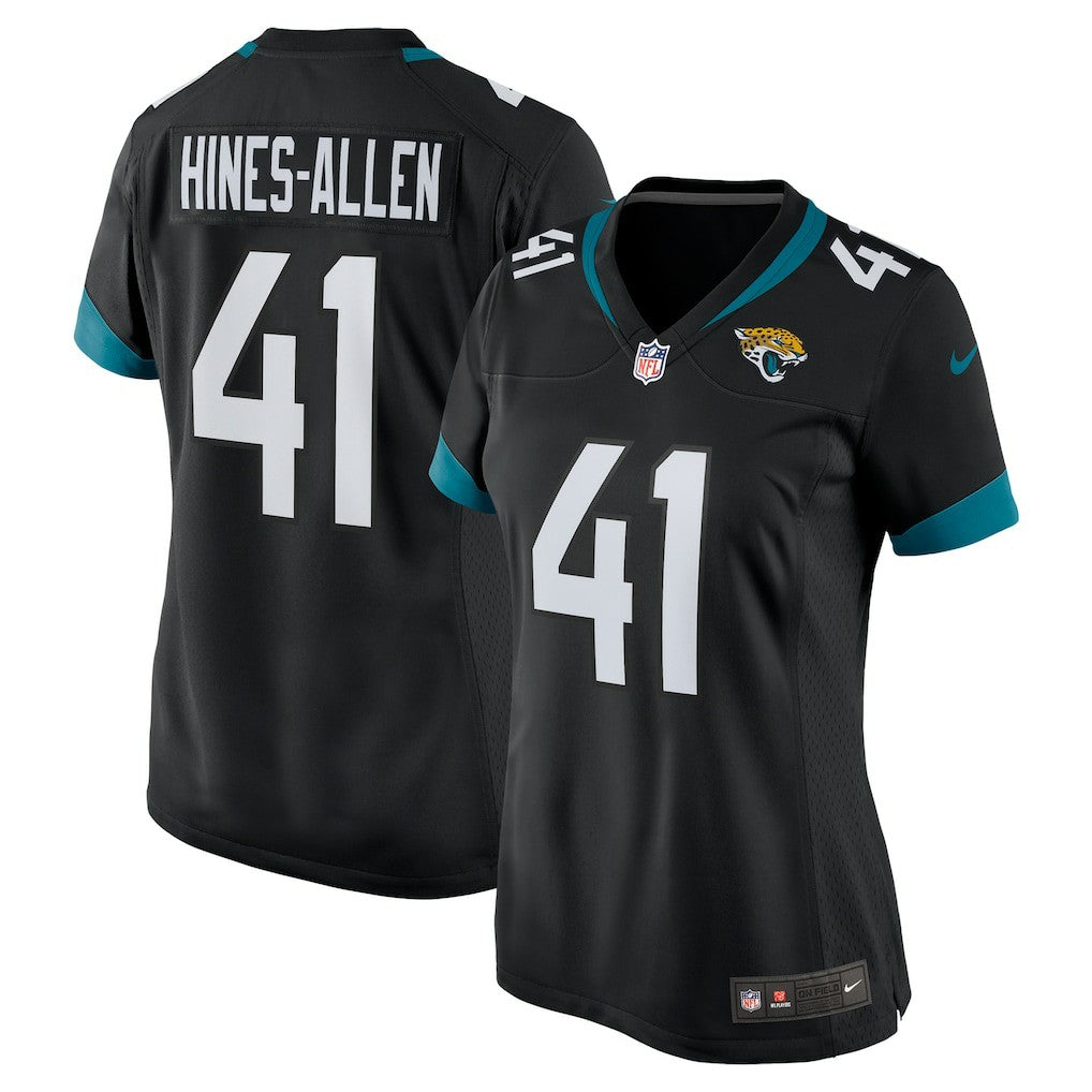 Josh Hines-Allen Jacksonville Jaguars Women's Alternate Player Game Jersey - Black - Nike