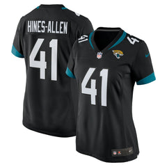 Josh Hines-Allen Jacksonville Jaguars Women's Alternate Player Game Jersey - Black - Nike