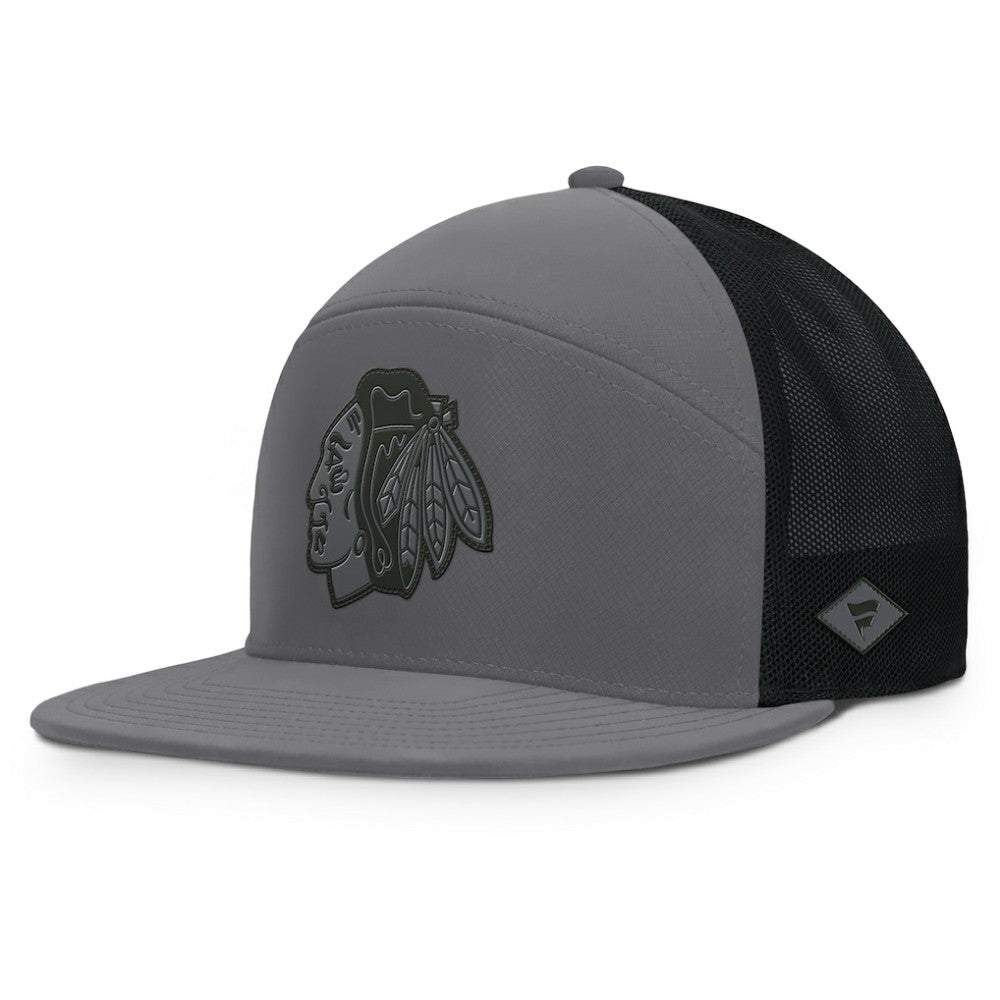 Chicago Blackhawks Fanatics Fairweather Adjustable Hat - Charcoal | Fanatics sale
