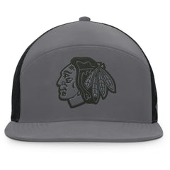 Chicago Blackhawks Fanatics Fairweather Adjustable Hat - Charcoal | Fanatics sale