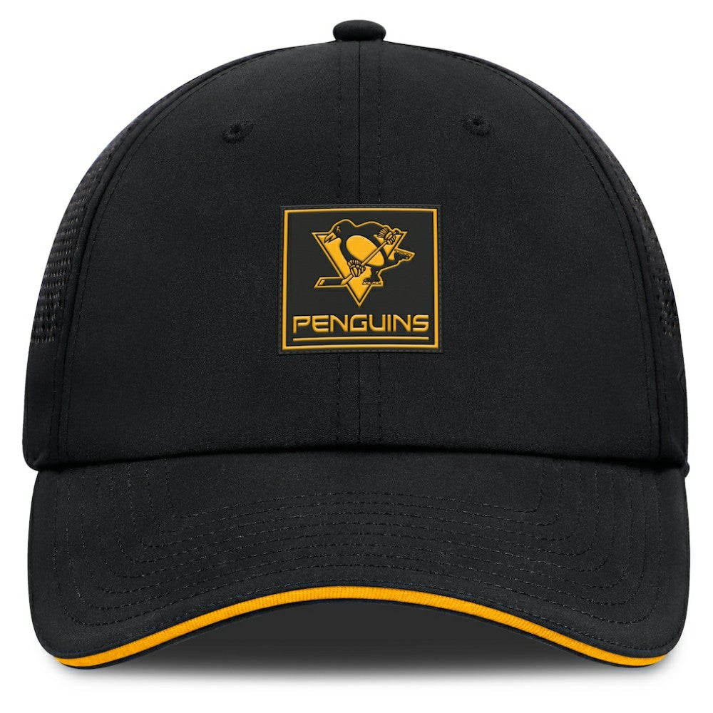 Pittsburgh Penguins Fanatics Driver Adjustable Hat - Black | Fanatics sale