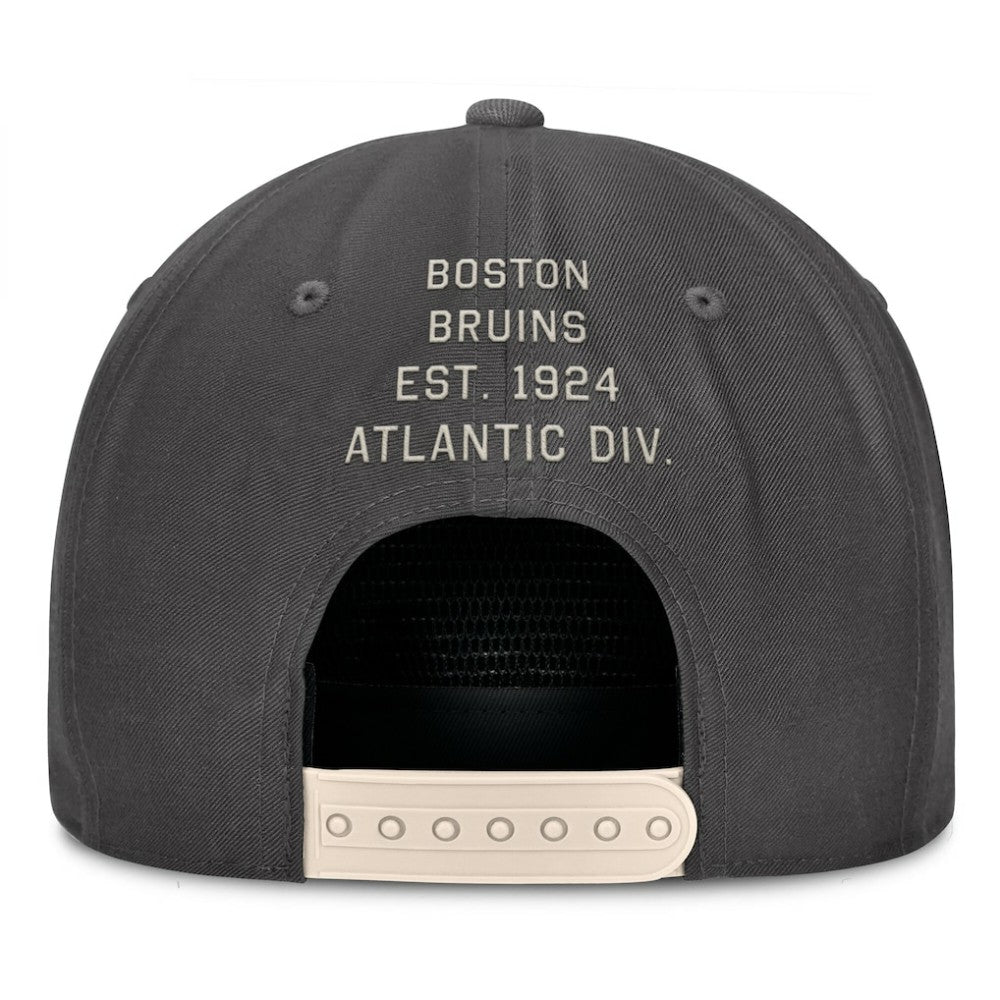 Boston Bruins Fanatics Closer Adjustable Hat - Charcoal | Fanatics sale