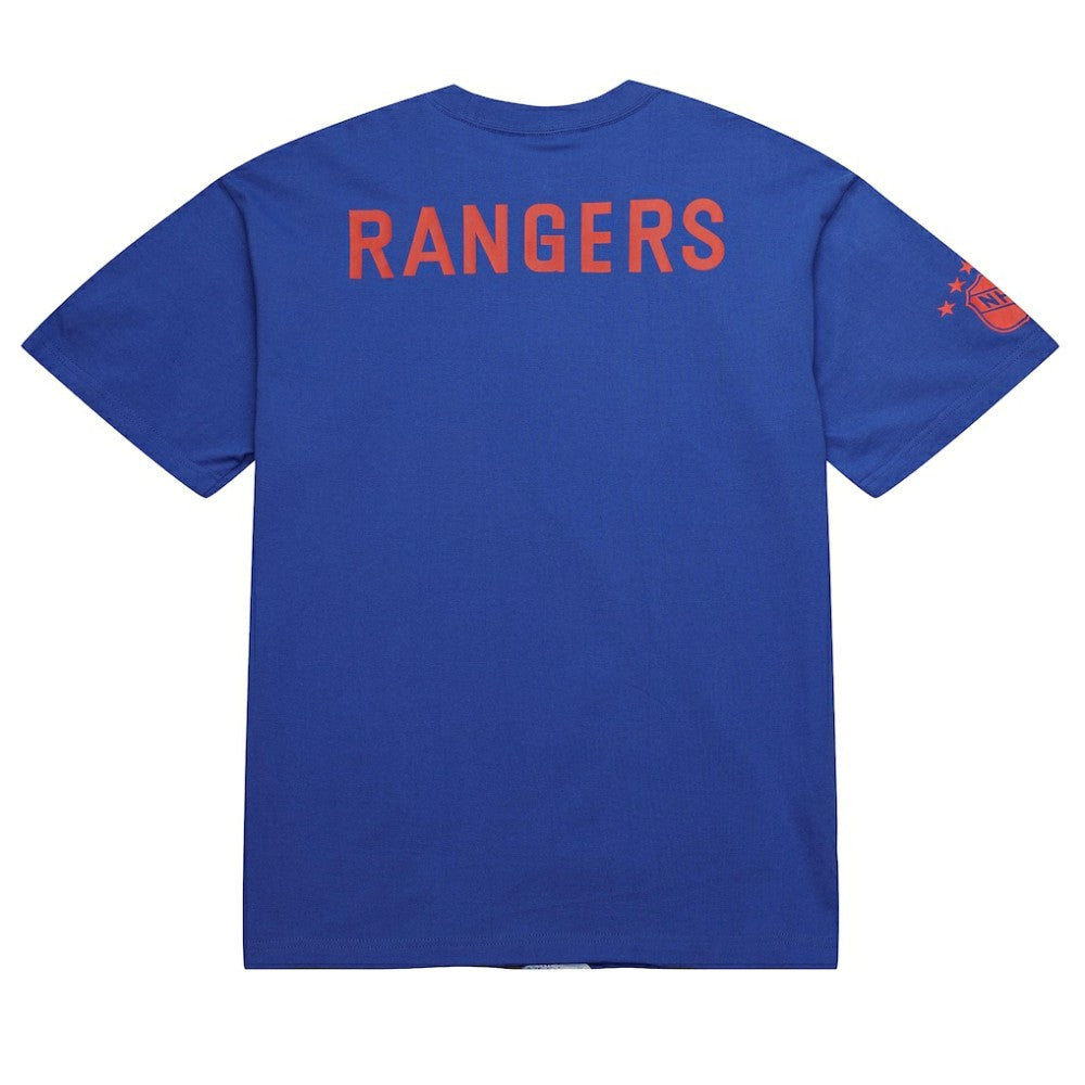Mark Messier New York Rangers Mitchell & Ness NHL Ultimate Player Vintage Logo T-Shirt - Blue | NHL Lifestyle