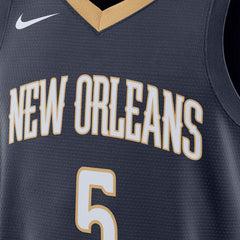 Nike Dejounte Murray New Orleans Pelicans Unisex 2024 Offseason Addition Swingman Jersey Navy