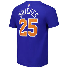 Nike Mikal Bridges New York Knicks Unisex Name & Number T-Shirt Blue