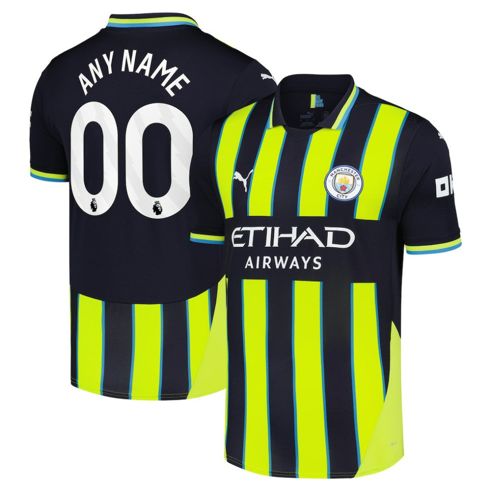 Puma - Manchester City 2024/25 Away Replica Custom Jersey - Navy