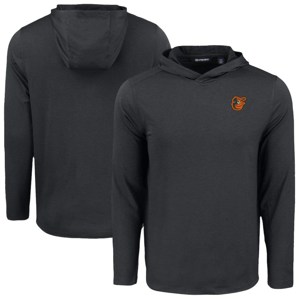 Baltimore Orioles Cutter & Buck Coastline Epic Comfort Recycled Eco Hoodie Long Sleeve T-Shirt Outlet