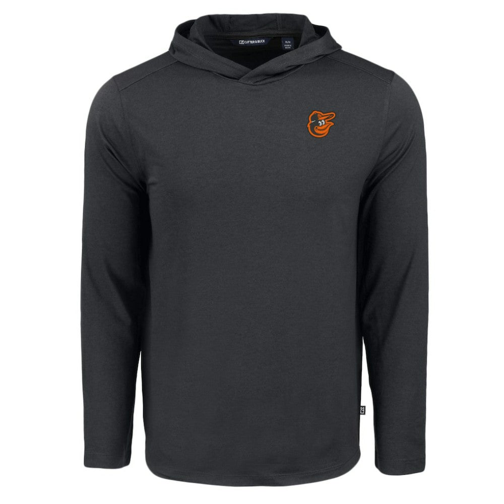 Baltimore Orioles Cutter & Buck Coastline Epic Comfort Recycled Eco Hoodie Long Sleeve T-Shirt Outlet