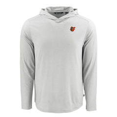Baltimore Orioles Cutter & Buck Coastline Epic Comfort Recycled Eco Hoodie Long Sleeve T-Shirt Outlet