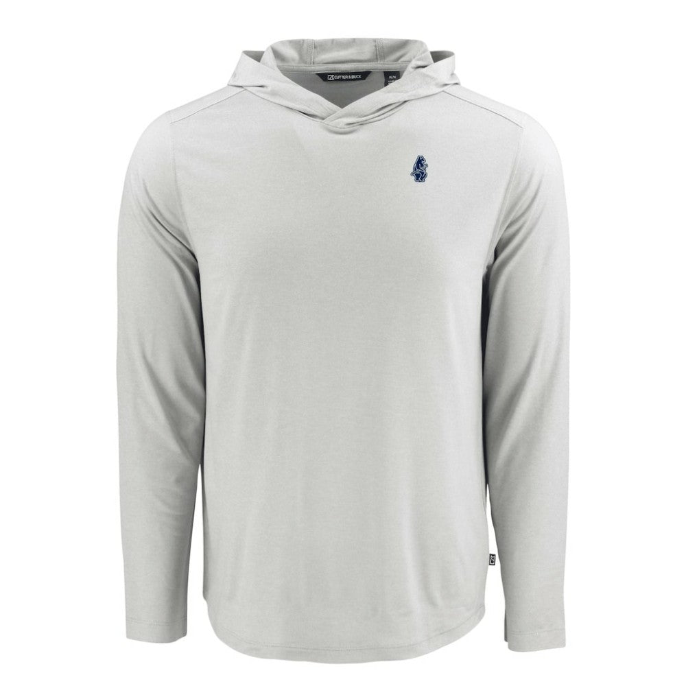 Chicago Cubs Cutter & Buck Coastline Epic Comfort Recycled Eco Hoodie Long Sleeve T-Shirt for sale