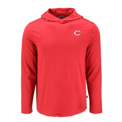 Cincinnati Reds Cutter & Buck Coastline Epic Comfort Recycled Eco Hoodie Long Sleeve T-Shirt Online