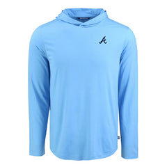 Atlanta Braves Cutter & Buck Coastline Epic Comfort Recycled Eco Hoodie Long Sleeve T-Shirt Near Me