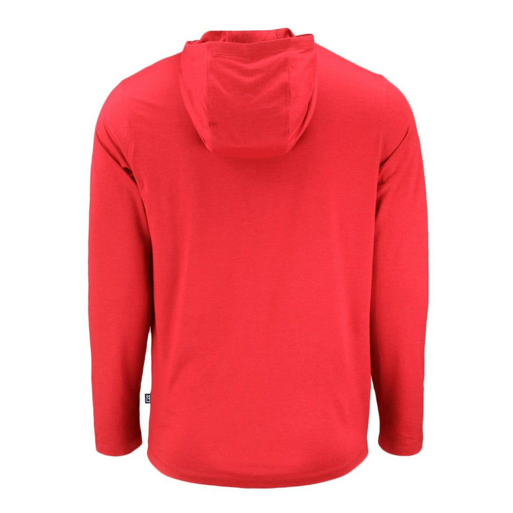Chicago Cubs Cutter & Buck Coastline Epic Comfort Recycled Eco Hoodie Long Sleeve T-Shirt Sale