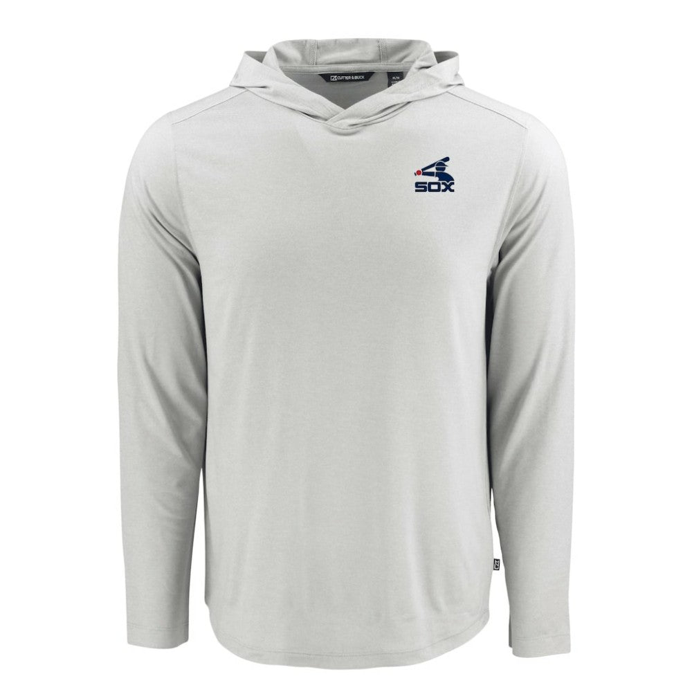 Chicago White Sox Cutter & Buck Coastline Epic Comfort Recycled Eco Hoodie Long Sleeve T-Shirt Discount