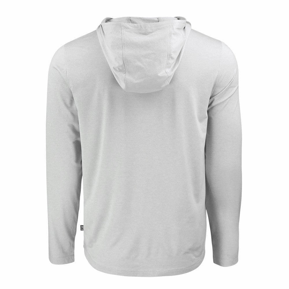 Cleveland Guardians Cutter & Buck Coastline Epic Comfort Recycled Eco Hoodie Long Sleeve T-Shirt for sale