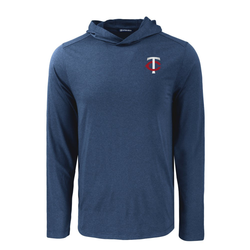 Minnesota Twins Cutter & Buck Coastline Epic Comfort Recycled Eco Hoodie Long Sleeve T-Shirt Near Me