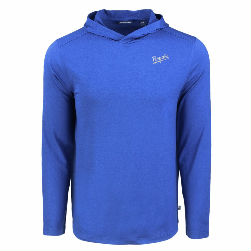 Kansas City Royals Cutter & Buck Coastline Epic Comfort Recycled Eco Hoodie Long Sleeve T-Shirt Online