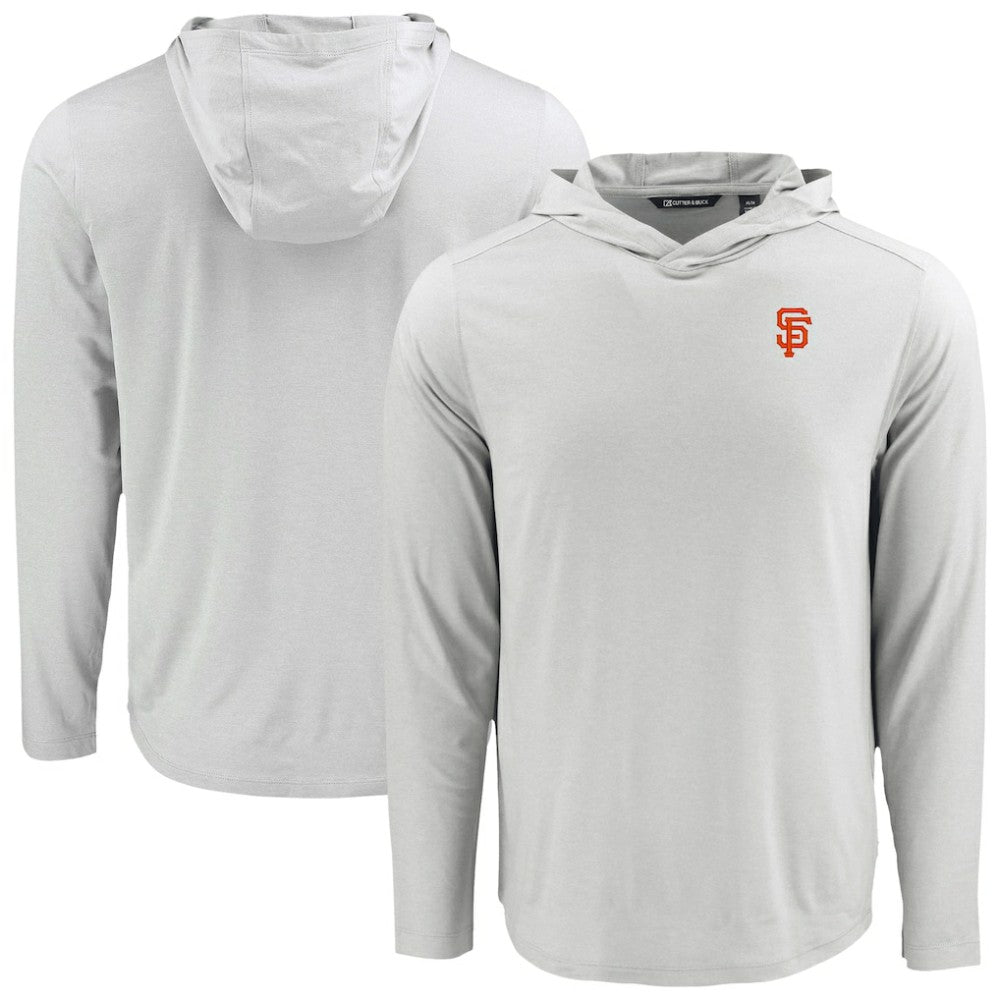 San Francisco Giants Cutter & Buck Coastline Epic Comfort Recycled Eco Hoodie Long Sleeve T-Shirt Outlet