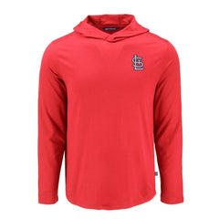 St. Louis Cardinals Cutter & Buck Coastline Epic Comfort Recycled Eco Hoodie Long Sleeve T-Shirt Discount